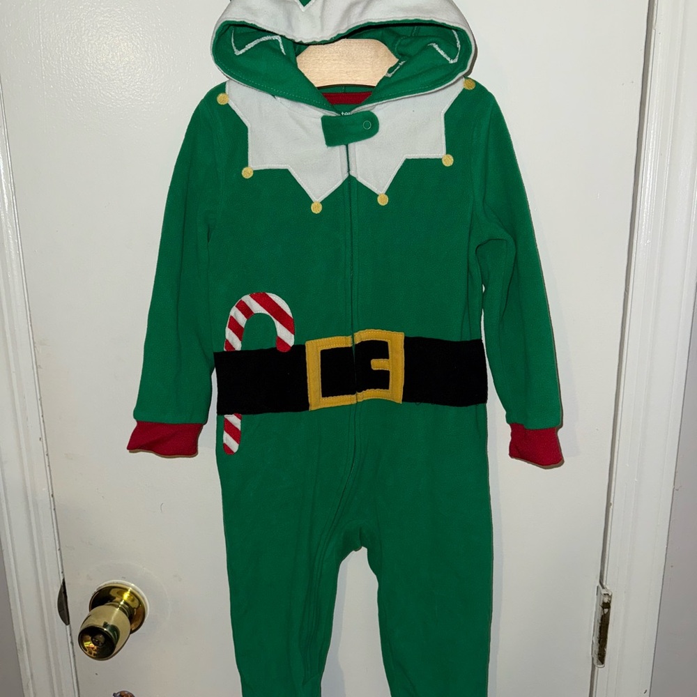 Carter's Green and White Baby Onesie